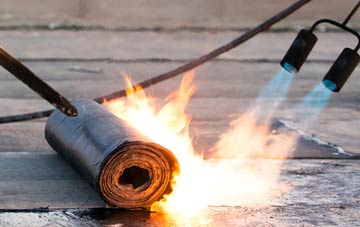 New Swanage asphalt flat roofing repairs