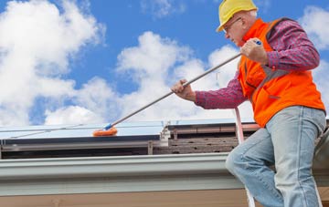 New Swanage soft wash roof cleaning